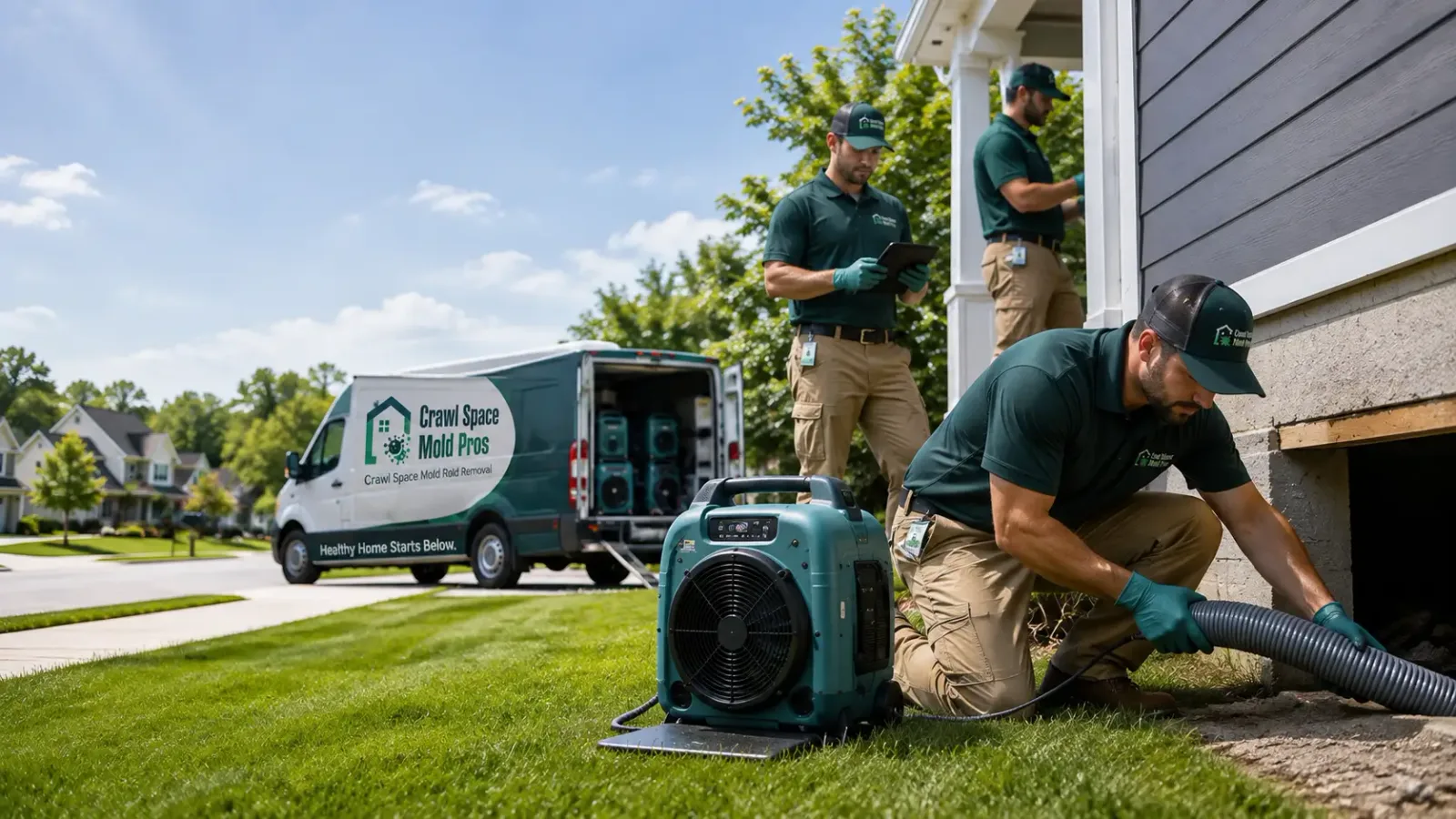 Crawl Space Mold Removal in Fountain, NC